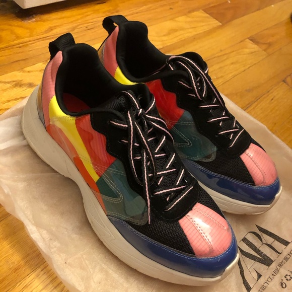 ZARA multicolor sneakers. - Picture 2 of 4
